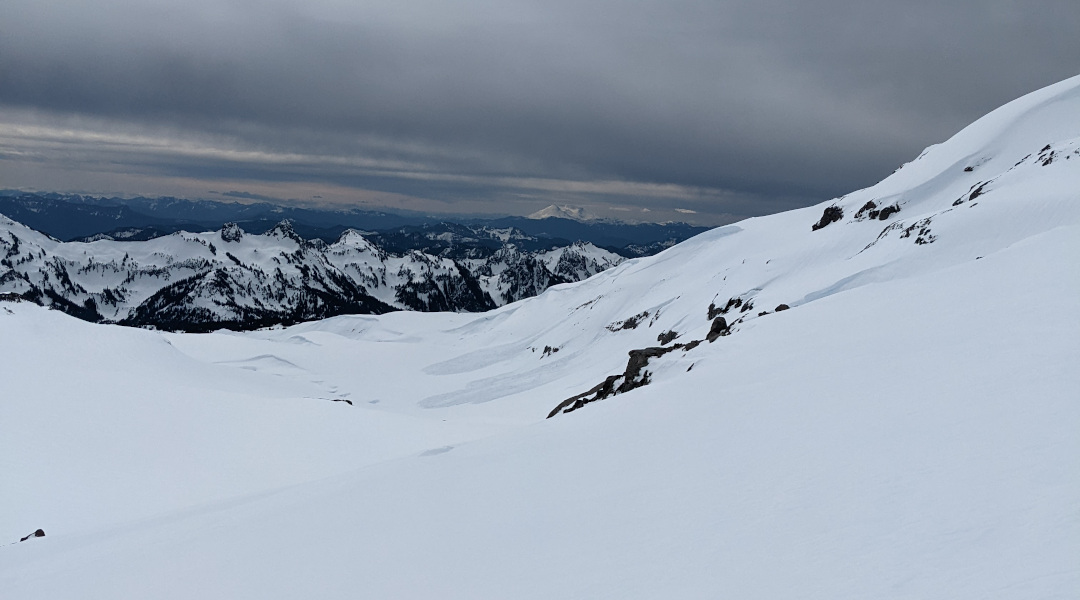 Descending Paradise Glacier